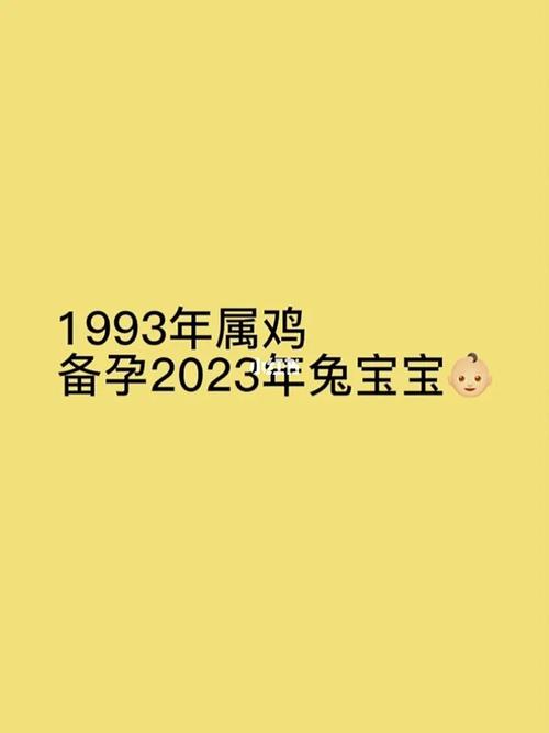 93年属鸡备孕23年兔宝宝