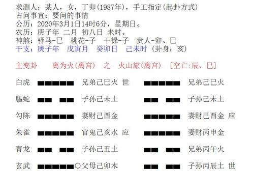 手摇卦求小伙伴解卦面试完了来反馈