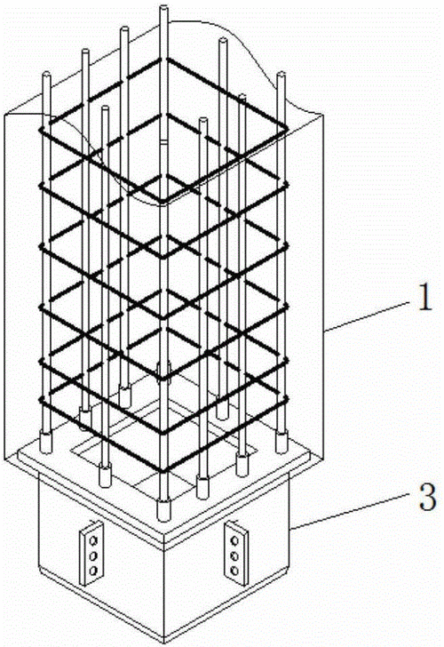一种用于预制混凝土框架柱装配式连接的节点的制作方法