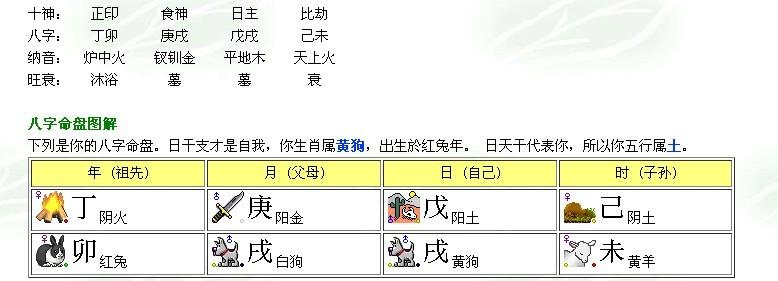 易居网八字喜用神