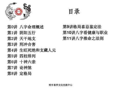 八字命理初级班培训讲义(第11八字推命法则)ppt