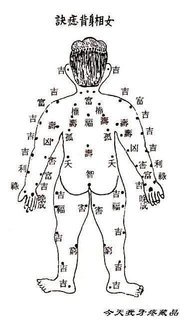 女相秘笈之痣相神鉴(身上长痣的女人看过来) - 中国风水学者覃叙淇