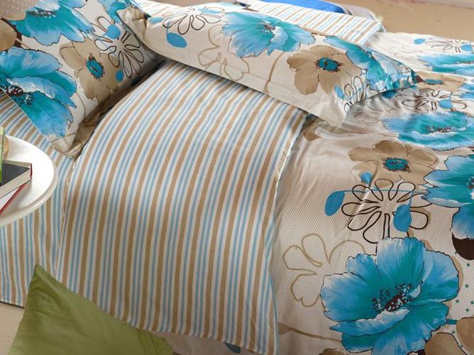 厂家直销纯棉半活性四件套13年批发新款床单床笠床包被单物美价廉