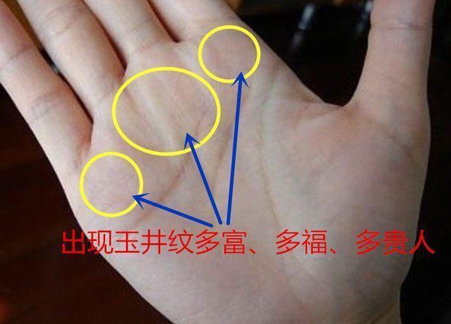 金花纹出现在手相中金花纹像米字型是福和寿象征的纹印这种纹印