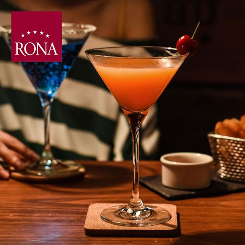 rona洛娜city martini 茜蒂马丁尼酒杯进口水晶玻璃鸡尾酒杯