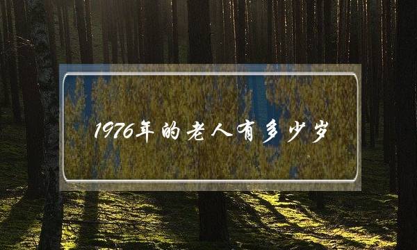 所以1976年的人今年已经45周岁了虚岁46岁了属龙有强壮的体魄精力