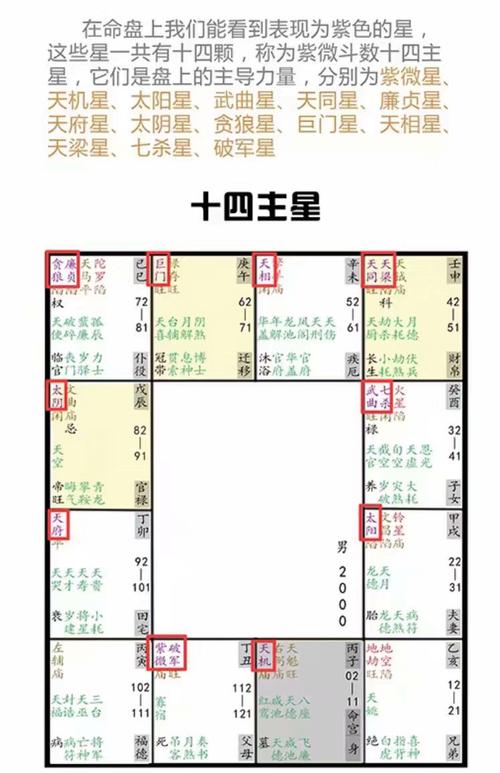 p>紫微斗数推命术的基本方法是以一个人的出生年月日时定出其命宫