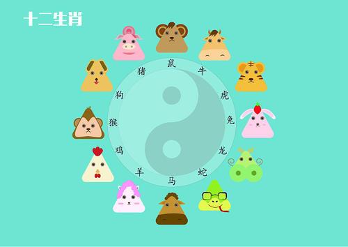 十二生肖又叫属相是中国与十二地支相配以人出生年份的十二种动物