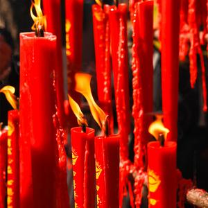 小蜡烛香烛祈福家用过年供佛元宵正月十五上香用的红蜡烛祭祀用品