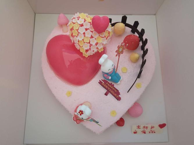 好漂亮的生日蛋糕呀今天是哪个小朋友过生日呢?