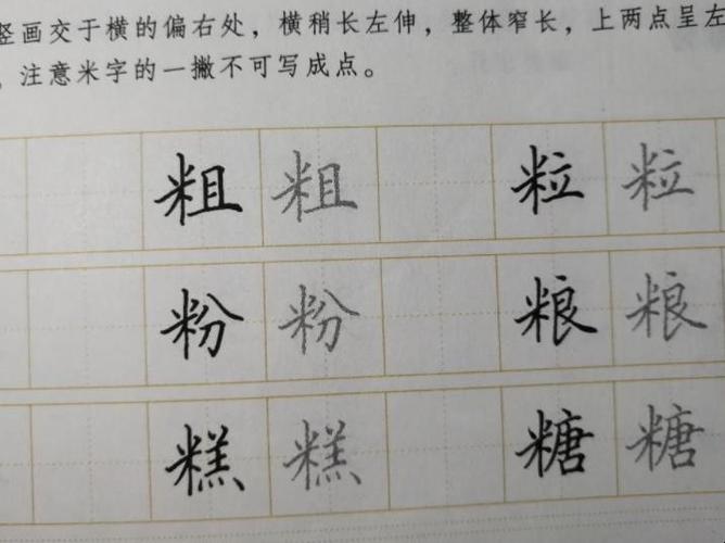 偏旁部首也有的汉字非常的简洁是一个独体字那么米字旁的字有哪些