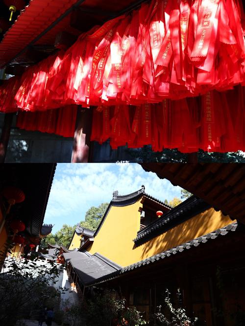 杭州最网红的寺庙不仅求姻缘桃花超级灵还有网红御守卖哦～～大面积