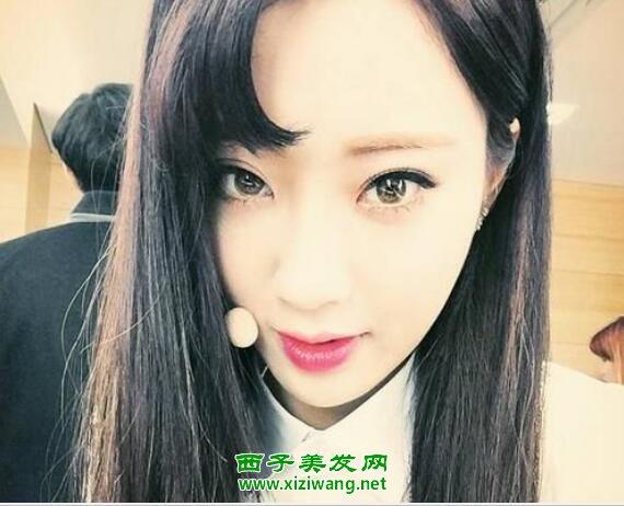 女生c字刘海发型大方又个性的c字刘海太迷人